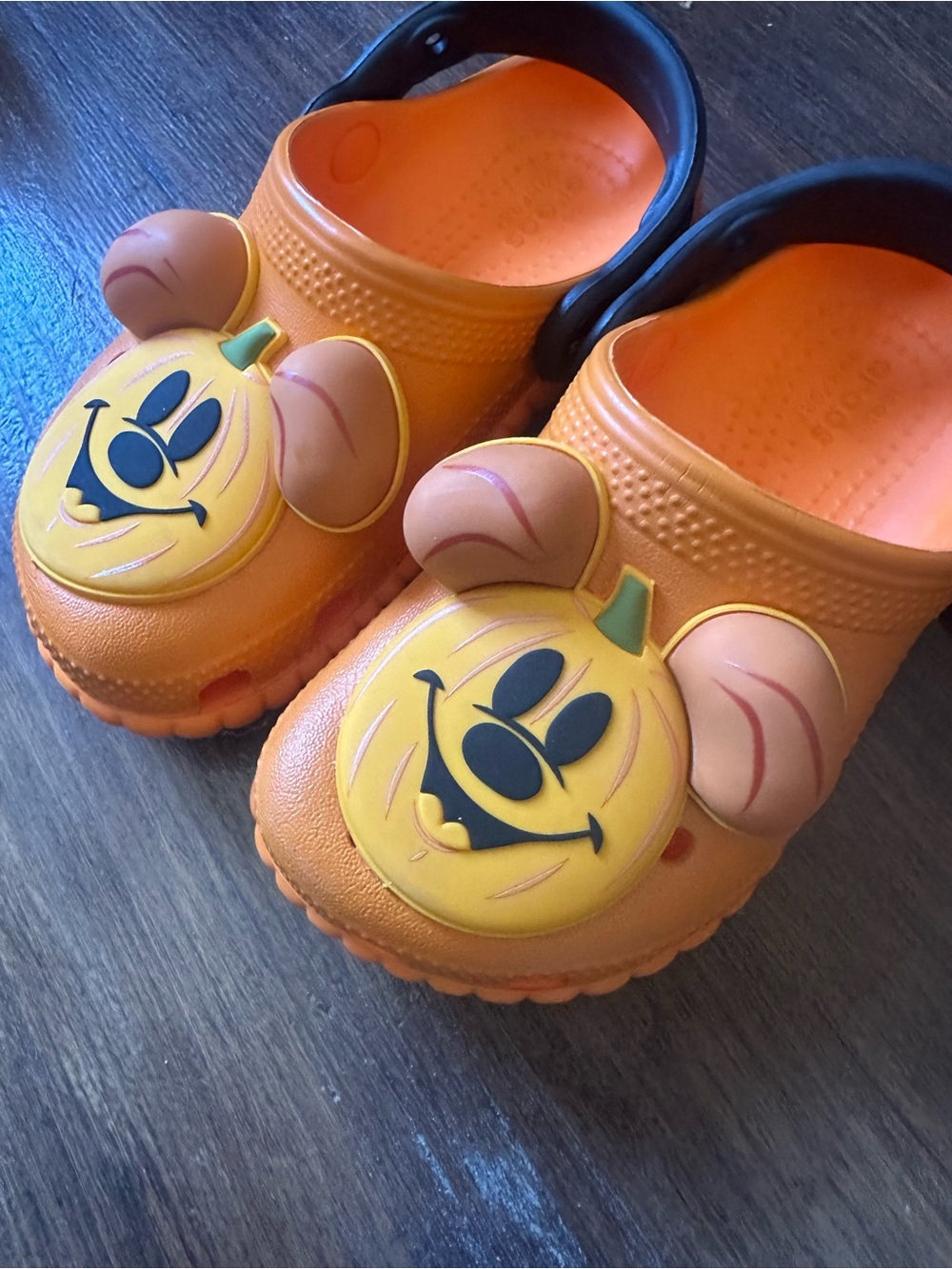 Disney Pumpkin Mickey Clog Sandals from Disneyland - Picture 3 of 14